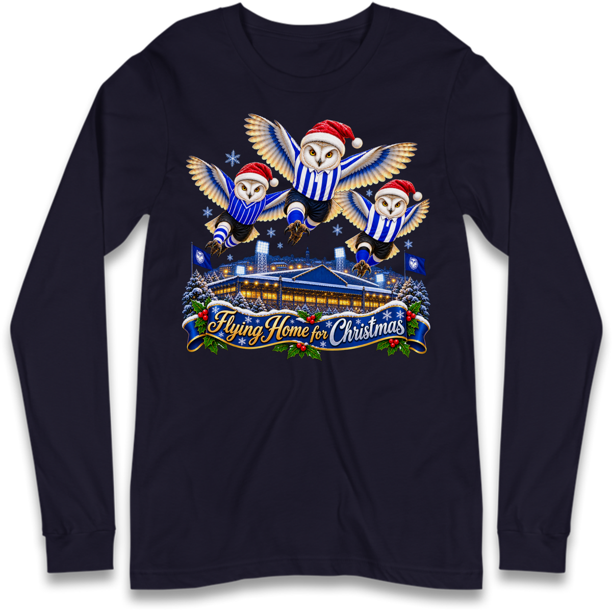 Sheff Wed Christmas Long Sleeve T-Shirt