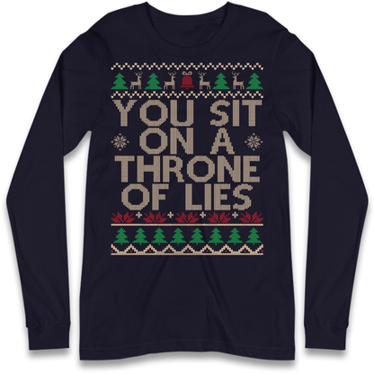Throne Of Lies Christmas Long Sleeve T-Shirt