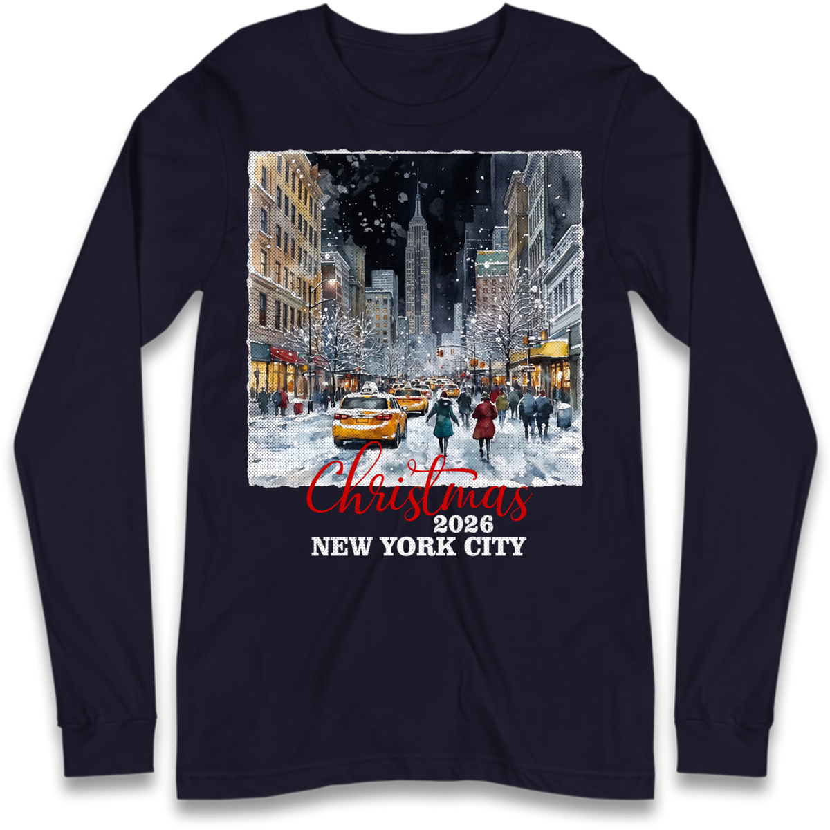 New York Winter Gift Long Sleeve T-Shirt