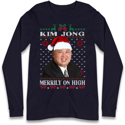 Kim Jong Christmas Long Sleeve T-Shirt