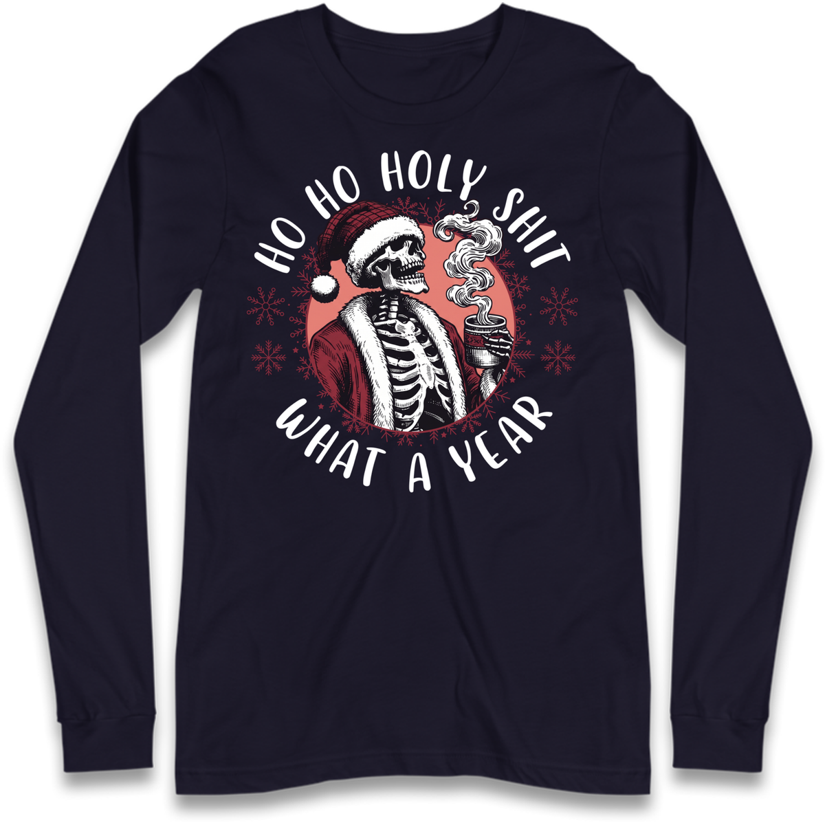 HO HO Holy Santa Long Sleeve T-Shirt