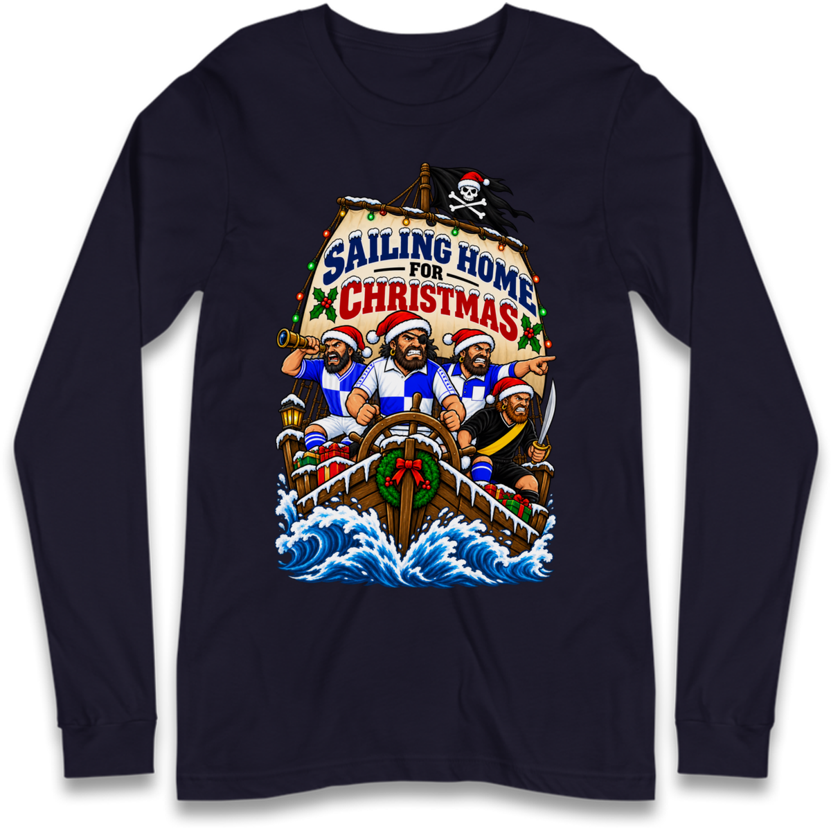 Bristol Rovers Christmas Long Sleeve T-Shirt