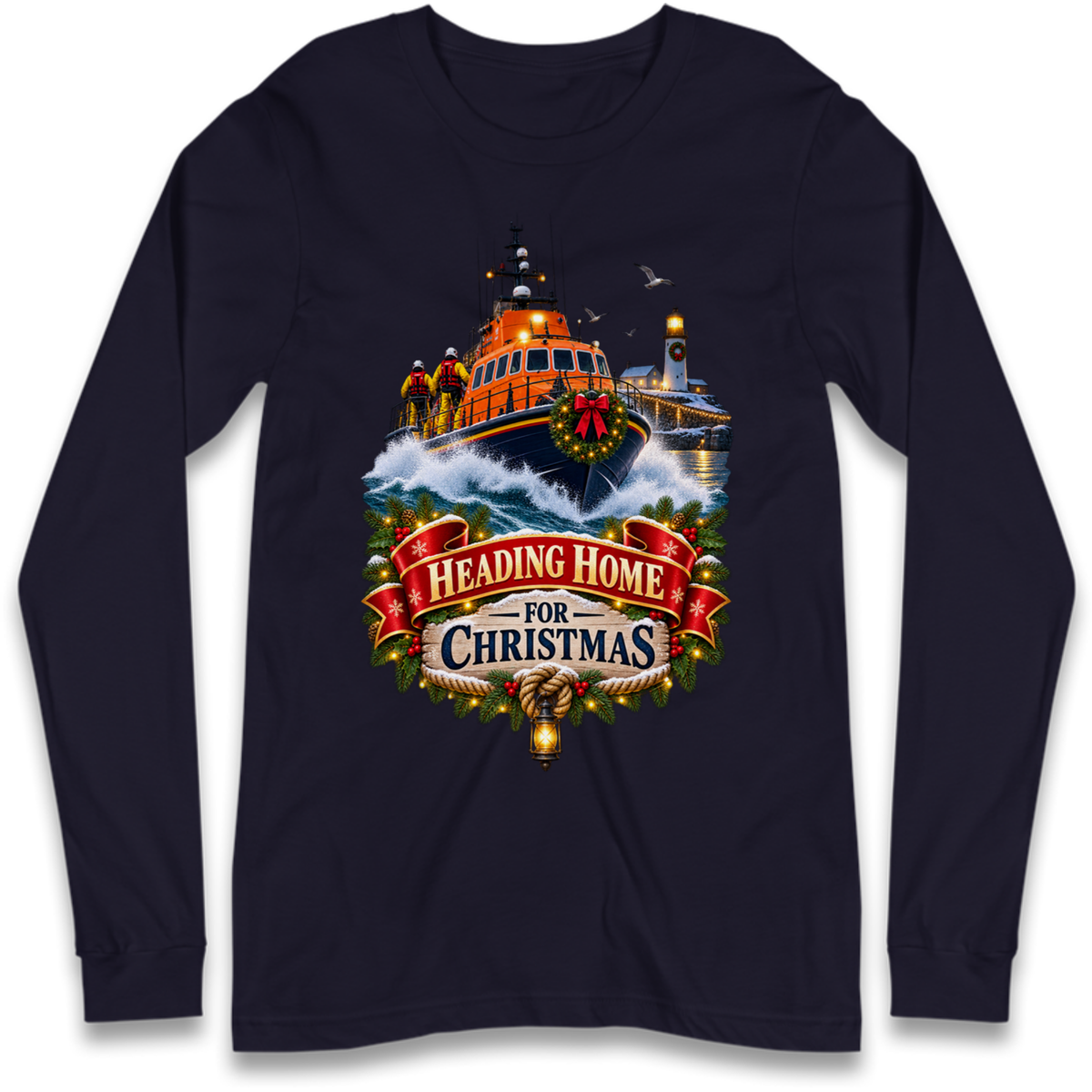 RNLI Christmas Long Sleeve T-Shirt