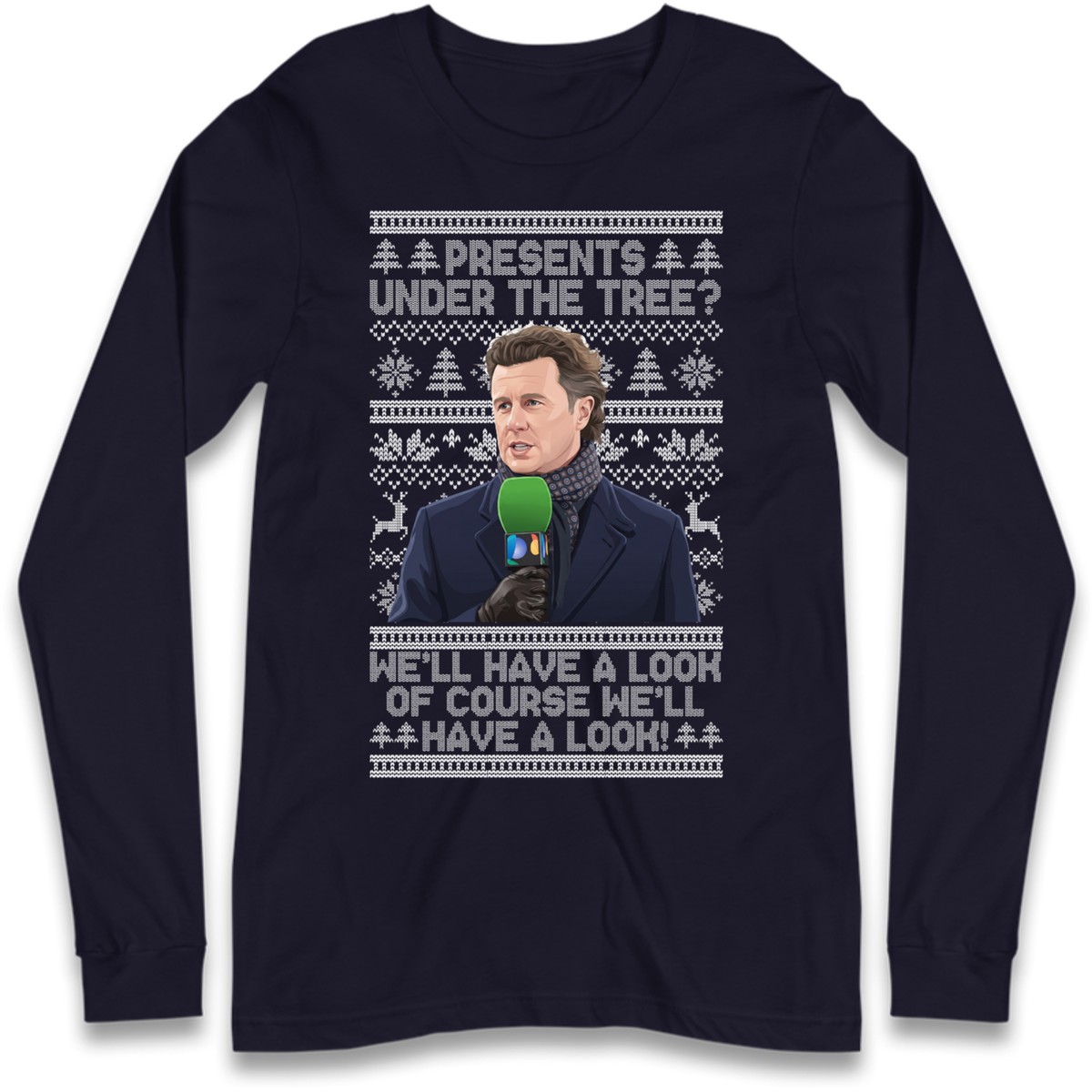 Steve Mcmanaman Christmas Long Sleeve T-Shirt
