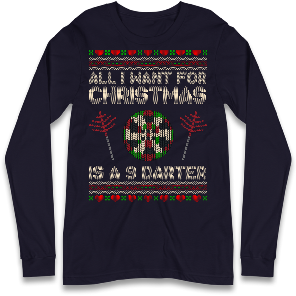Festive Darts Outfit Long Sleeve T-Shirt
