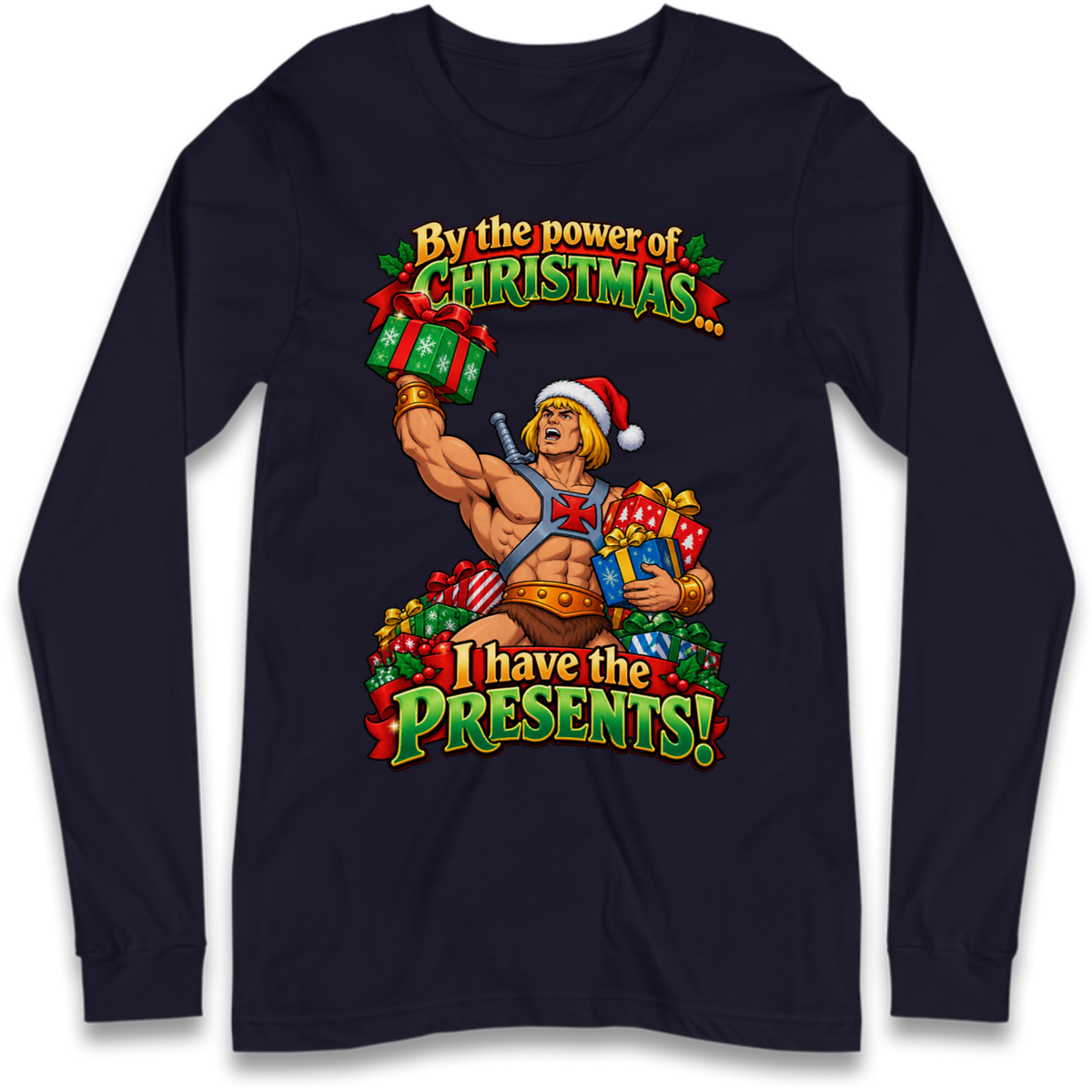 He Man Christmas Long Sleeve T-Shirt