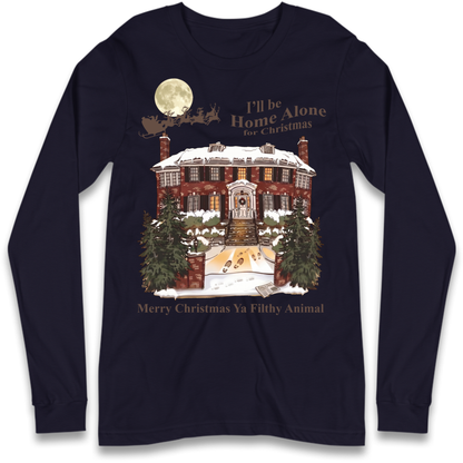 Home Alone Festive Christmas Long Sleeve T-Shirt