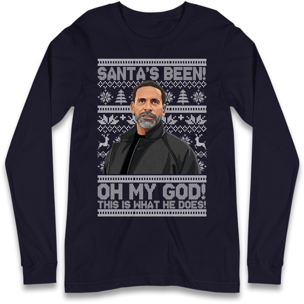 Steve Rio Ferdinand Christmas Long Sleeve T-Shirt