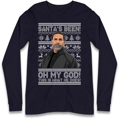 Steve Rio Ferdinand Christmas Long Sleeve T-Shirt