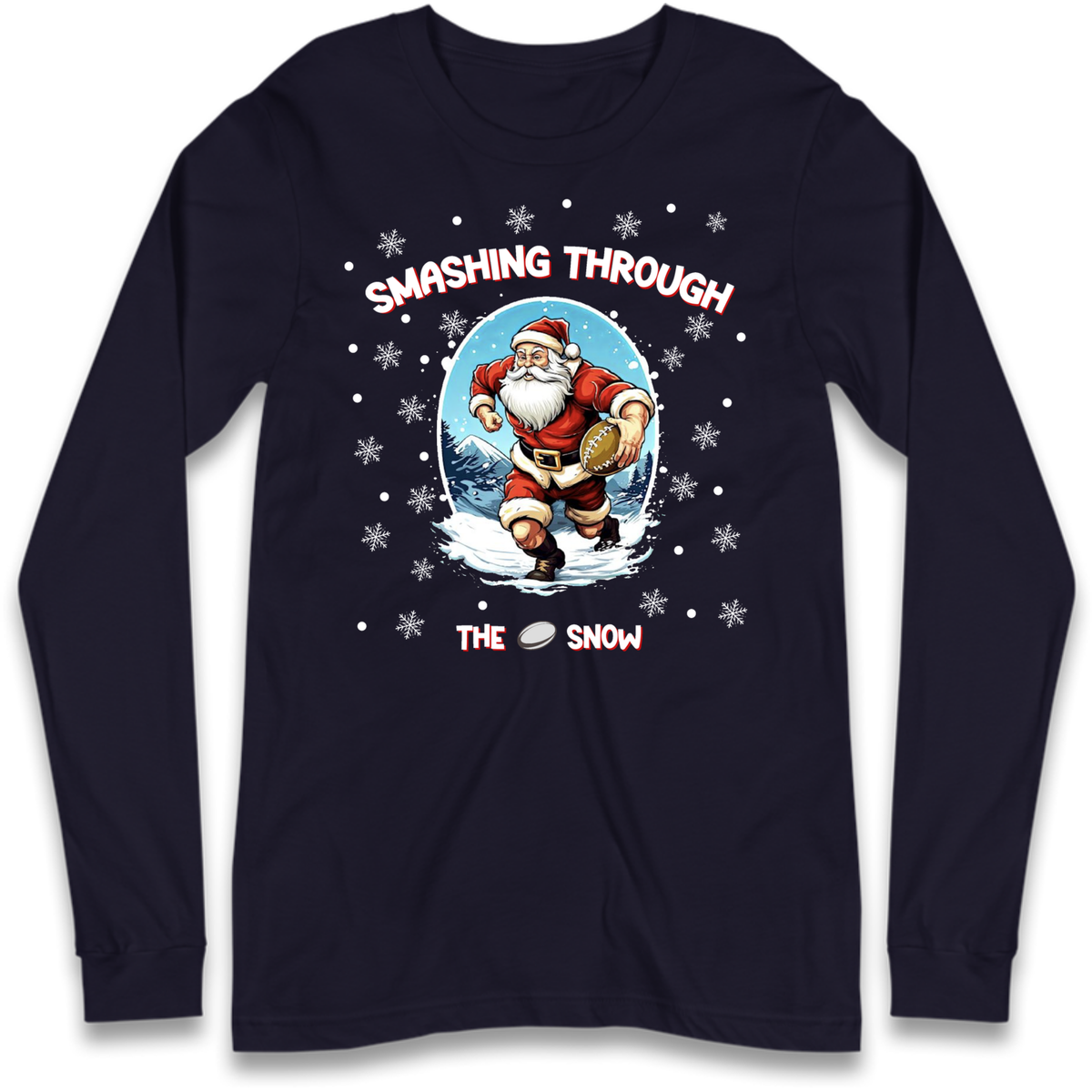 Rugby Santa Clothing Long Sleeve T-Shirt