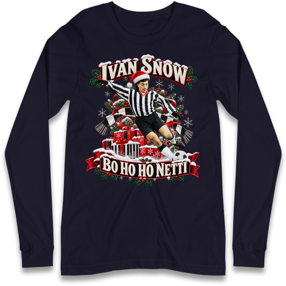 Grimsby Football Christmas Long Sleeve T-Shirt