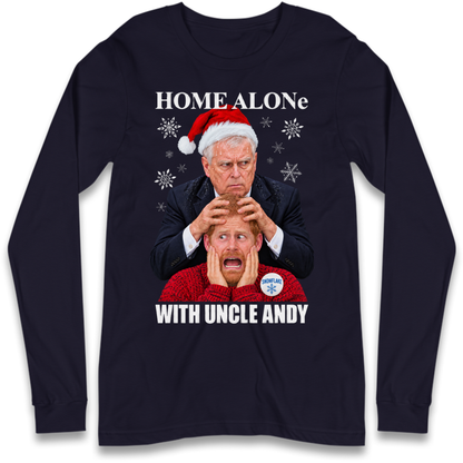 Home Alone Prince Harry Andrew Christmas Long Sleeve T-Shirt