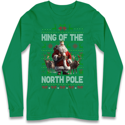 King Santa Christmas Long Sleeve T-Shirt