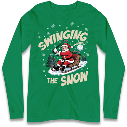 Christmas Golf Long Sleeve T-Shirt