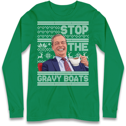 Satirical Festive Top Long Sleeve T-Shirt
