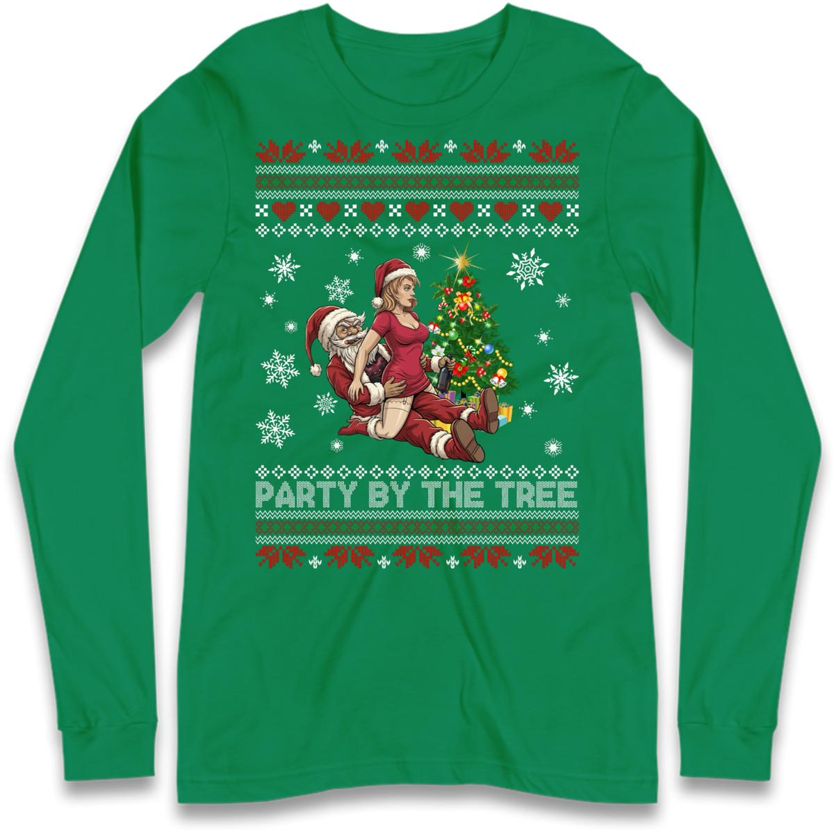 Tree Party Design Long Sleeve T-Shirt