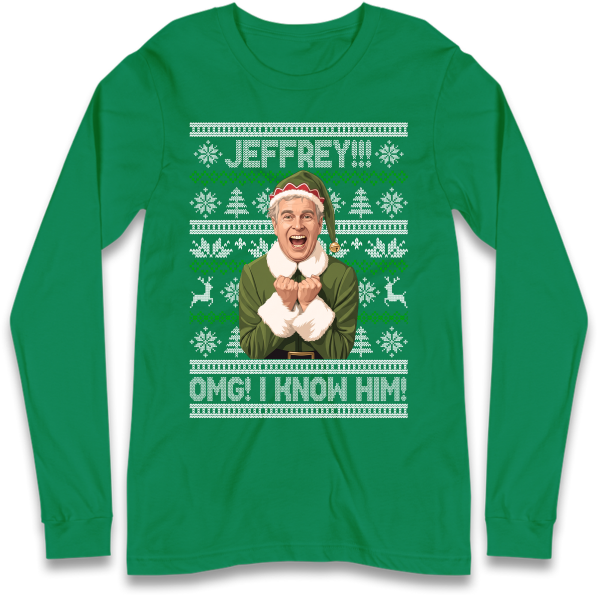 Jeffery Epstein Long Sleeve T-Shirt