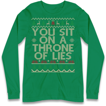 Throne Of Lies Christmas Long Sleeve T-Shirt