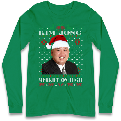 Kim Jong Christmas Long Sleeve T-Shirt