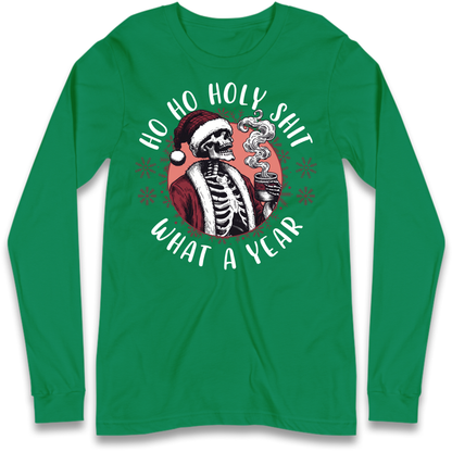 HO HO Holy Santa Long Sleeve T-Shirt