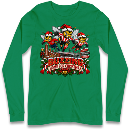 Brentford Football Christmas Long Sleeve T-Shirt