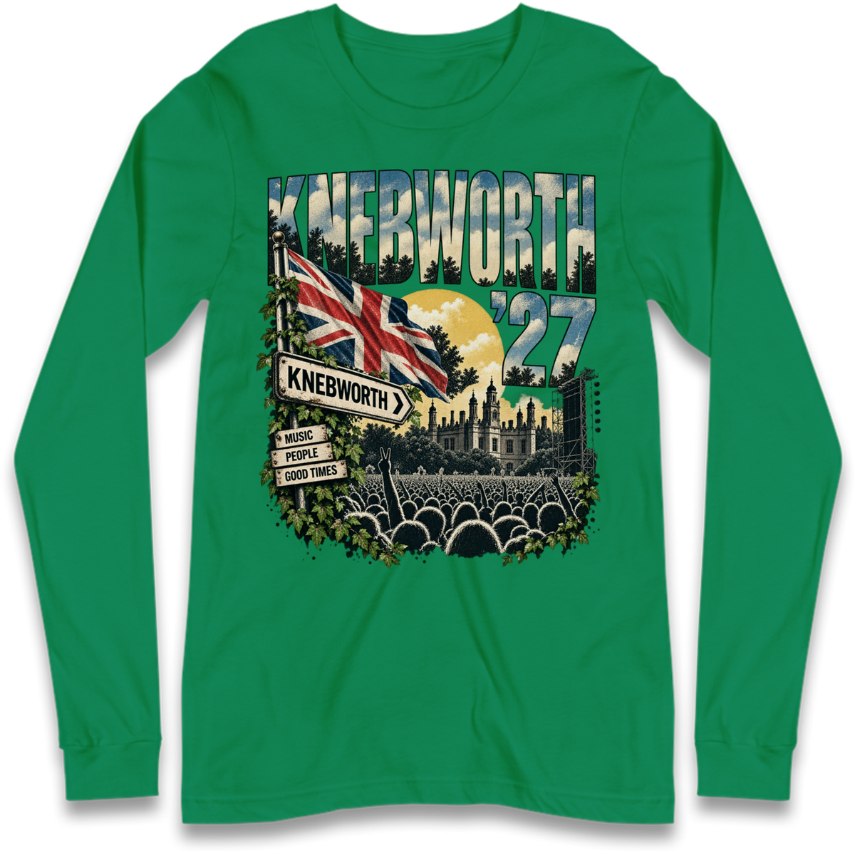 Oasis Knebworth Live '27 Long Sleeve T-Shirt