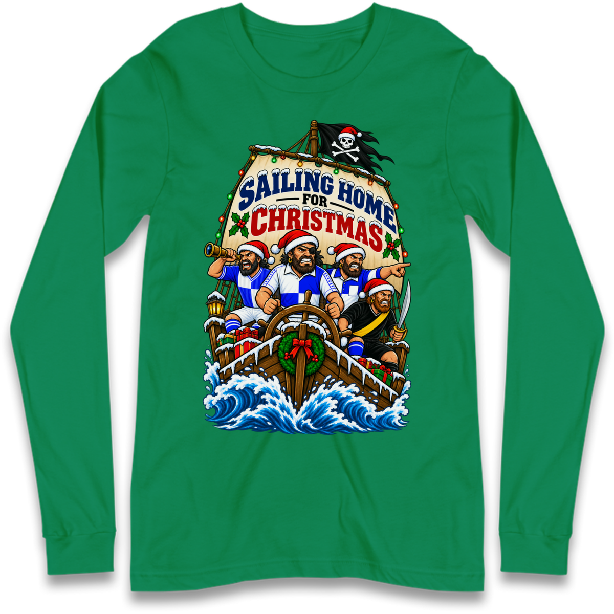 Bristol Rovers Christmas Long Sleeve T-Shirt