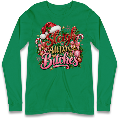 Womens Christmas Long Sleeve T-Shirt