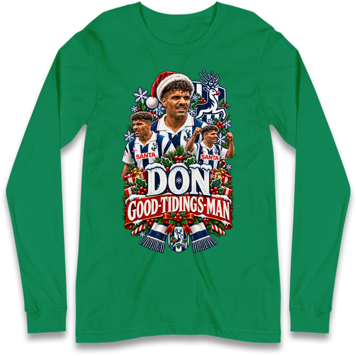West Bromwich Albion Christmas Long Sleeve T-Shirt