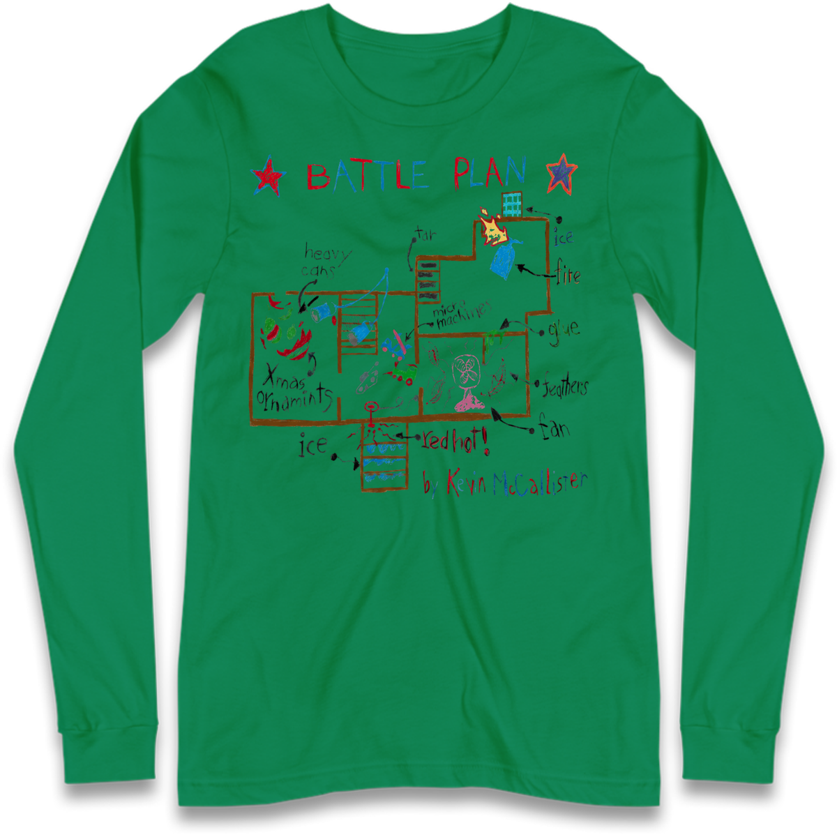 home alone battle plan Long Sleeve T-Shirt