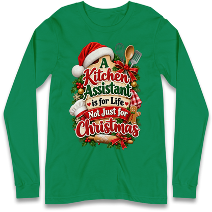 Kitchen Assistant Long Sleeve T-Shirt