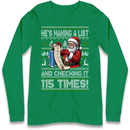 Making A List Long Sleeve T-Shirt