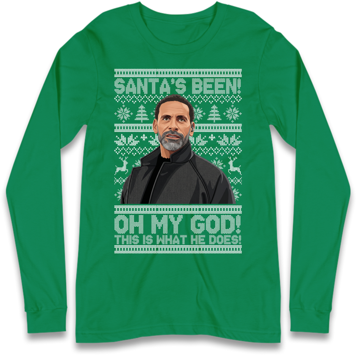 Steve Rio Ferdinand Christmas Long Sleeve T-Shirt