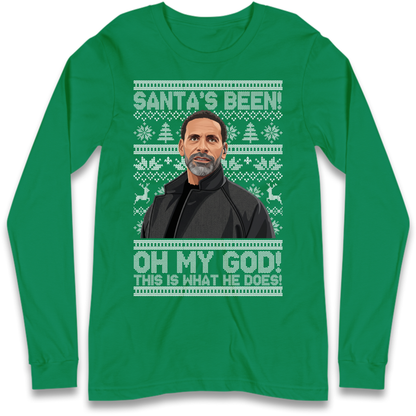 Steve Rio Ferdinand Christmas Long Sleeve T-Shirt