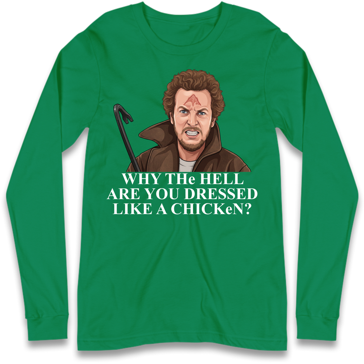 Chicken Funny Christmas Long Sleeve T-Shirt