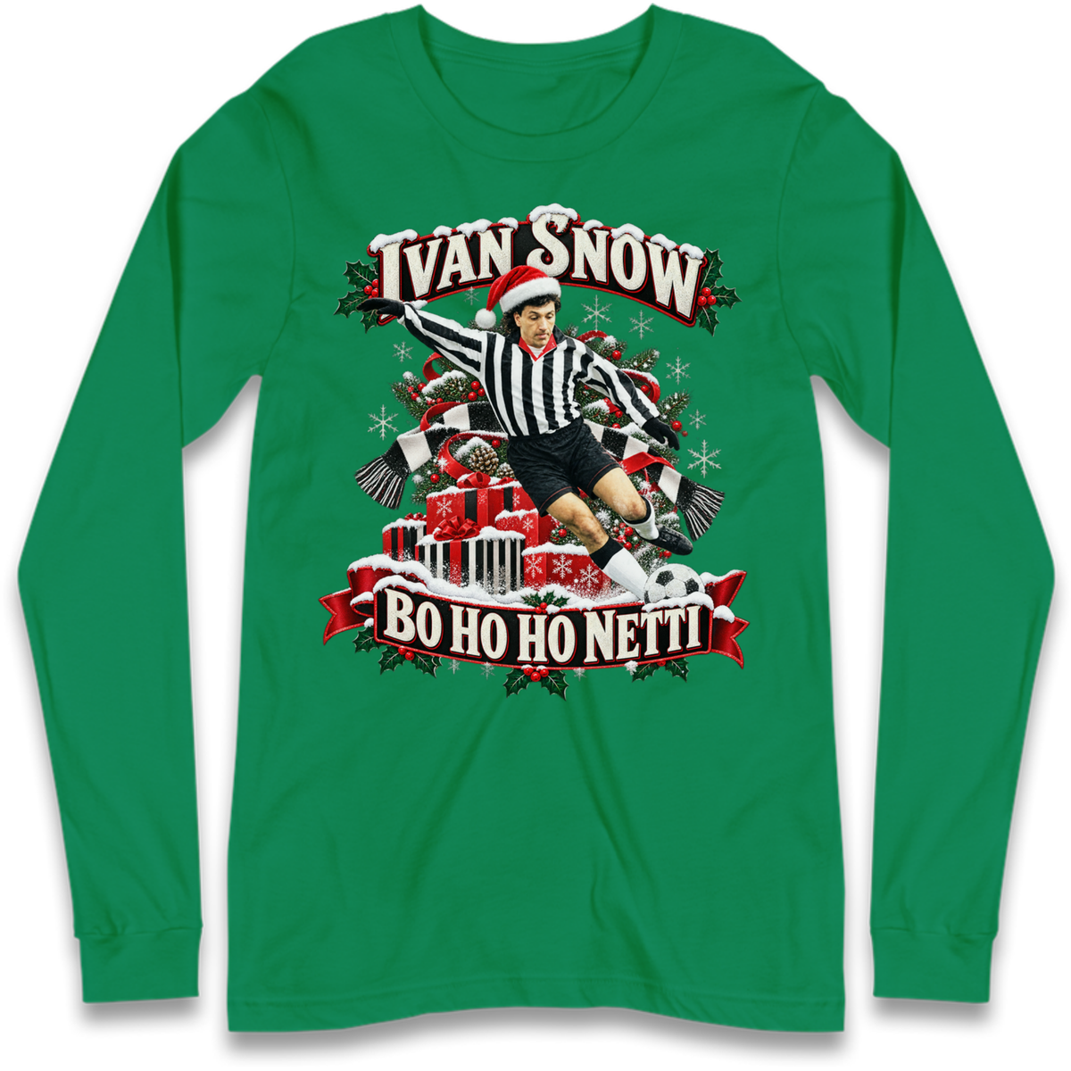 Grimsby Football Christmas Long Sleeve T-Shirt