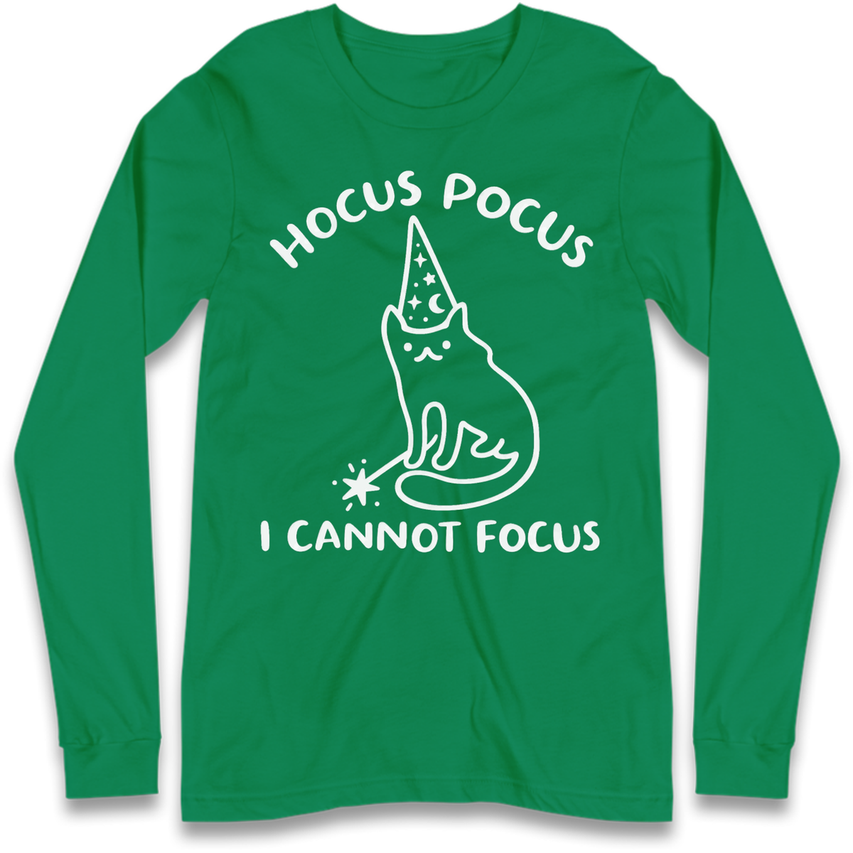Hocus Pocus I Cannot Focus Long Sleeve T-Shirt