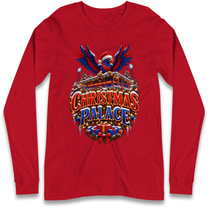 Crystal Palace Football Christmas Long Sleeve T-Shirt