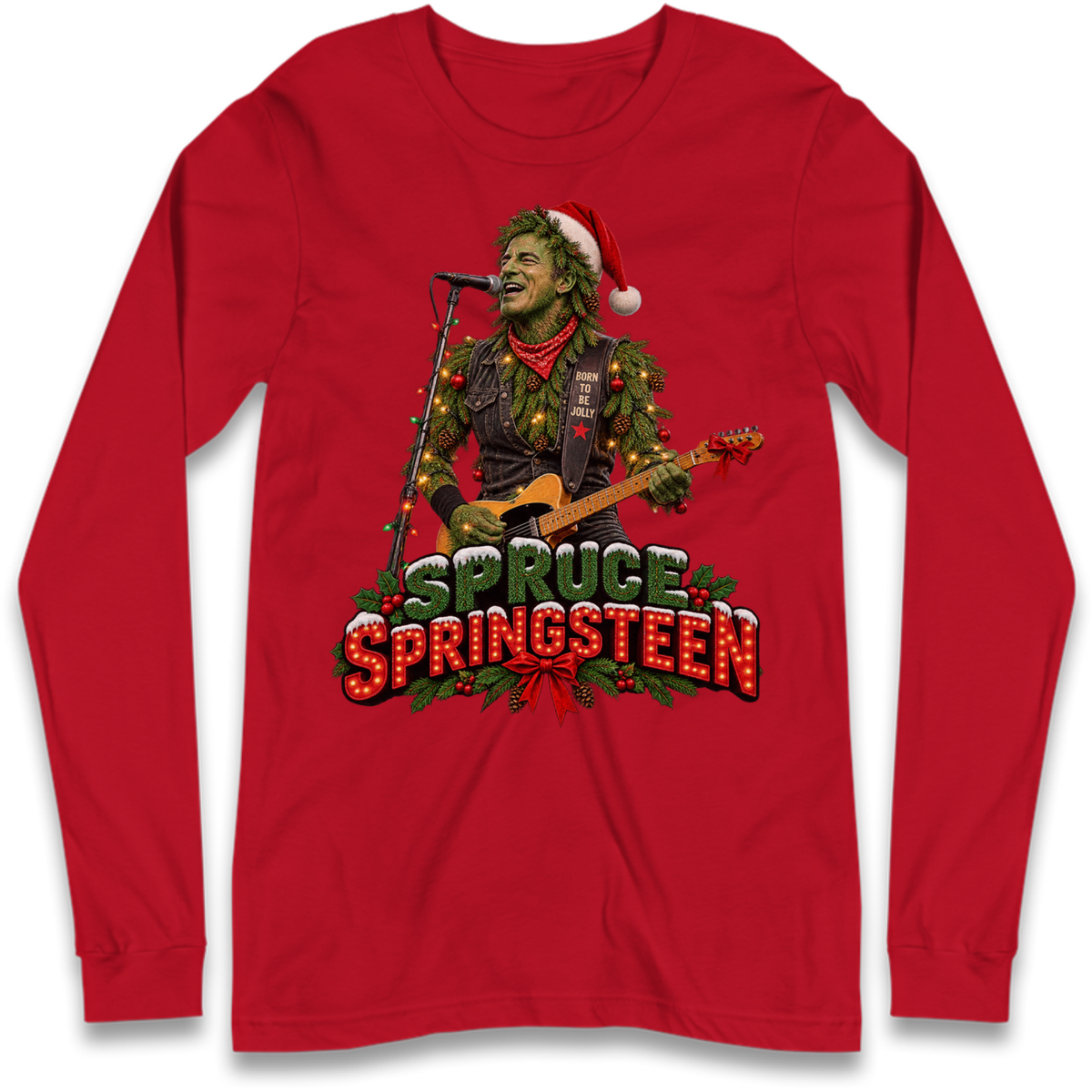 Bruce Springsteen Christmas Long Sleeve T-Shirt