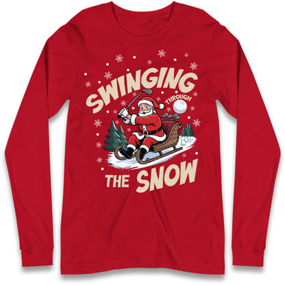 Christmas Golf Long Sleeve T-Shirt