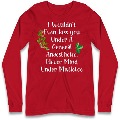 Cheeky Festive Slogan Long Sleeve T-Shirt