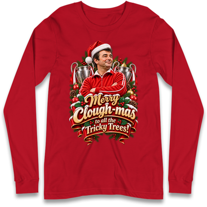 Nottm Forest Football Christmas Long Sleeve T-Shirt