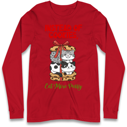 Cheeky Cat Slogan Long Sleeve T-Shirt