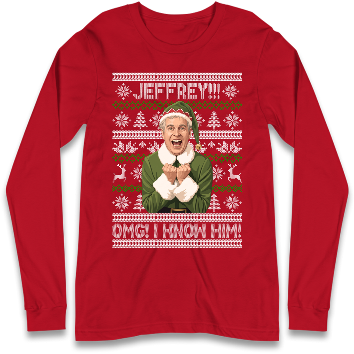 Jeffery Epstein Long Sleeve T-Shirt
