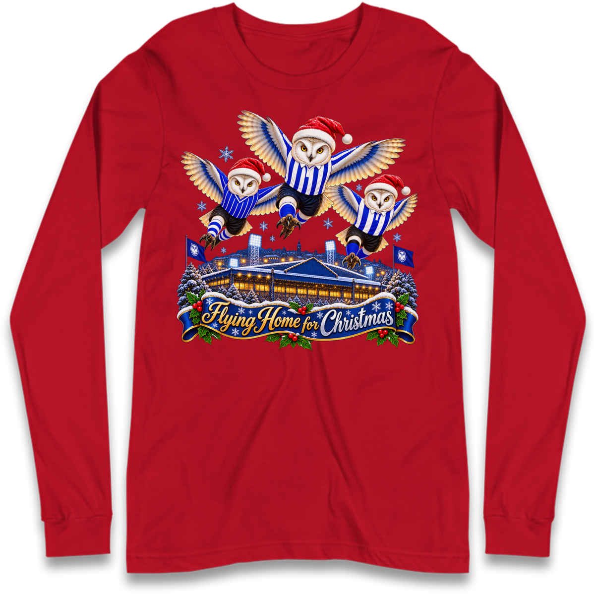 Sheff Wed Christmas Long Sleeve T-Shirt