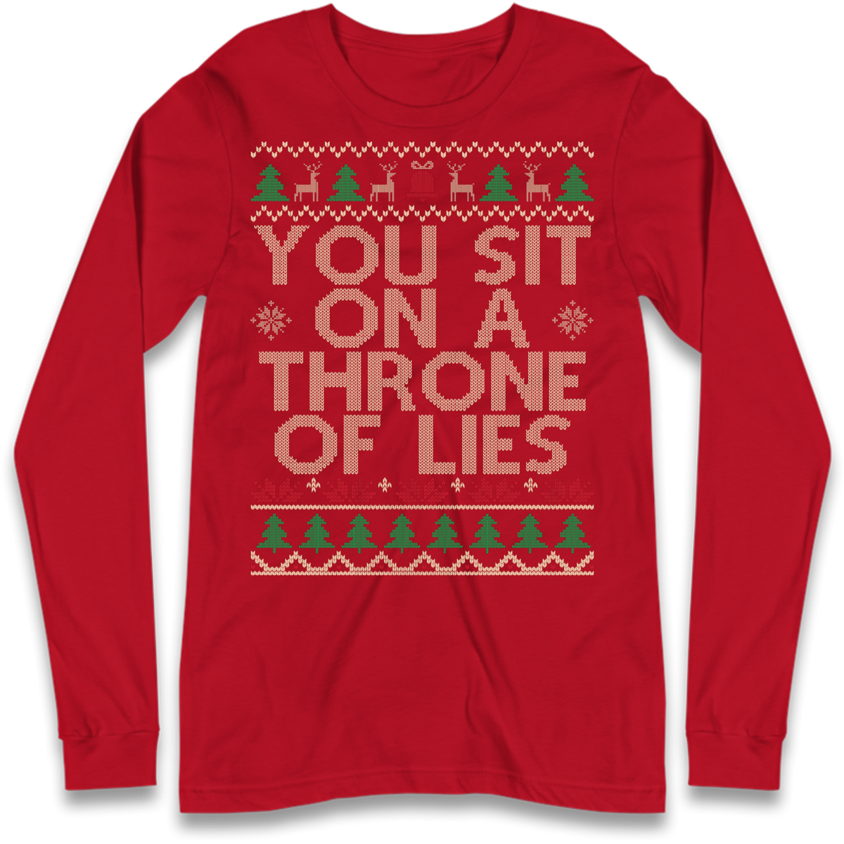 Throne Of Lies Christmas Long Sleeve T-Shirt