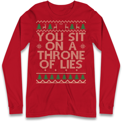 Throne Of Lies Christmas Long Sleeve T-Shirt