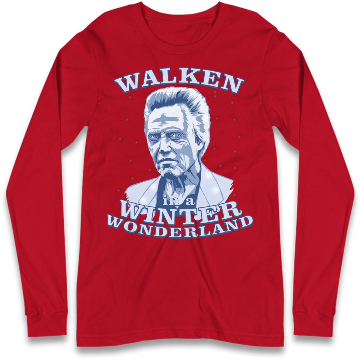 Christopher Walken Christmas Long Sleeve T-Shirt