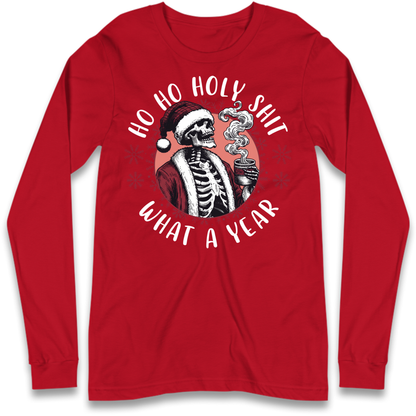 HO HO Holy Santa Long Sleeve T-Shirt