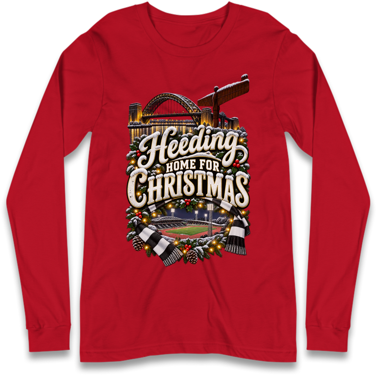 Gateshead Christmas Long Sleeve T-Shirt